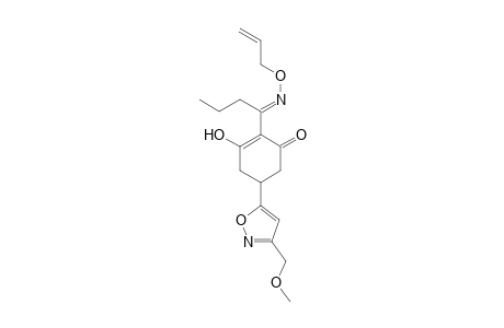 2-Cyclohexen-1-one, 3-hydroxy-5-[3-(methoxymethyl)-5-isoxazolyl]-2-[1-[(2-propenyloxy)imino]butyl]-
