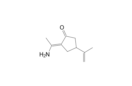 2-(1'-Aminoethylidene)-4-isopropenylcyclopentanone