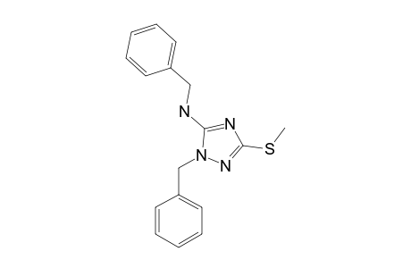 1-BENZYL-5-BENZYLAMINO-3-METHYLTHIO-1H-1,2,4-TRIAZOLE