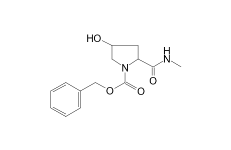 Benzyl 4-hydroxy-2-[(methylamino)carbonyl]-1-pyrrolidinecarboxylate