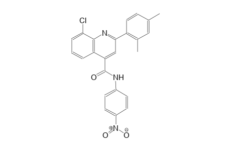 8-chloro-2-(2,4-dimethylphenyl)-N-(4-nitrophenyl)-4-quinolinecarboxamide
