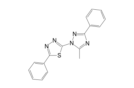 2-(5-Methyl-3-phenyl-1H-[1,2,4]triazol-1-yl)-5-phenyl-1,3,4-thiadiazoles