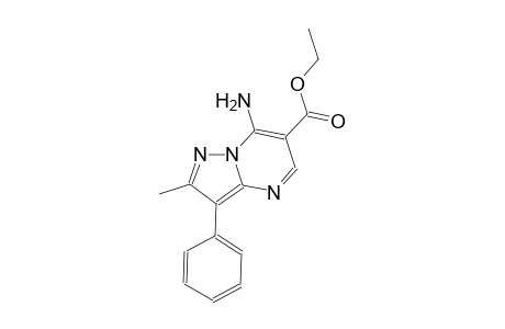 pyrazolo[1,5-a]pyrimidine-6-carboxylic acid, 7-amino-2-methyl-3-phenyl-, ethyl ester