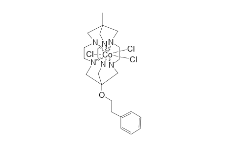 1-(2-PHENYLETHYLOXY)-8-METHYL-3,6,10,13,16,19-HEXAAZABICYClO-[6.6.6]-ICOSANYL-COBALTCHLORIDE-III;1-(2-PHENYLETHYLOXY)-8-METHYL-SARCOPHAGINYL-COBALTCHLORIDE-III