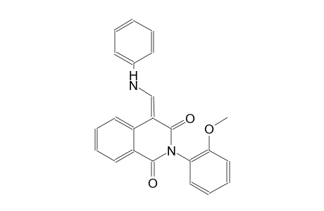 1,3(2H,4H)-isoquinolinedione, 2-(2-methoxyphenyl)-4-[(phenylamino)methylene]-, (4E)-