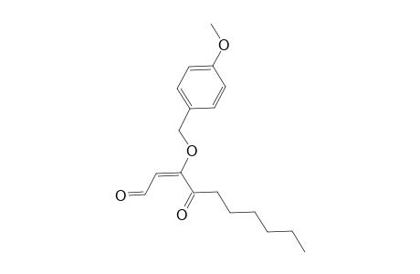 (E)-3-[(4-methoxyphenyl)methoxy]-4-oxidanylidene-dec-2-enal