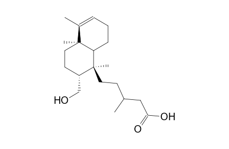 (-)-17-HYDROXY-NEO-CLEROD-3-EN-15-OIC-ACID