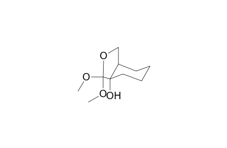 1,1-Dimethoxyethoxy-9-hydroxy-2-oxabicyclo[4.2.0]nonane
