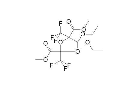 2,4-BIS(CARBMETHOXY)-2,4-BIS(TRIFLUOROMETHYL)-5,5-DIETHOXY-1,3-DIOXOLANE