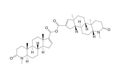 4-METHYL-4-AZA-ANDROST-16-EN-3-ON-17-CARBOXYLIC-ANHYDRIDE