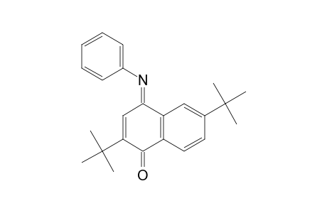1(4H)-Naphthalenone, 2,6-bis(1,1-dimethylethyl)-4-(phenylimino)-