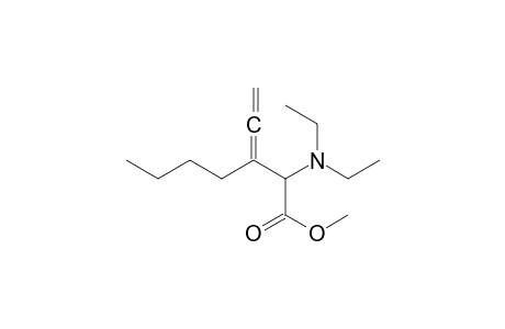 Heptanoic acid, 2-(diethylamino)-3-ethenylidene-, methyl ester