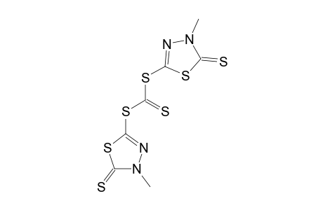 2-MERCAPTO-4-METHYL-delta2-1,3,4-THIADIAZOLINE-5-THIONE,TRITHIOCARBONATE (2:1) (ESTER)