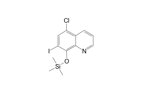 (5-chloranyl-7-iodanyl-quinolin-8-yl)oxy-trimethyl-silane