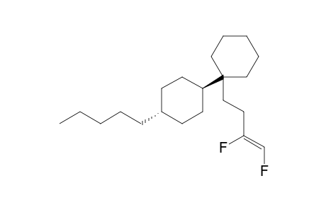 1-{trans-1-[(Z)-3,4-Difluoro-3-butenyl]cyclohexyl}-trans-4-(pentyl)cyclohexane