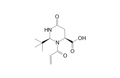 (2S,4S)-3-Acryloyl-2-tert-butyl-6-oxohexahydropyrimidine-4-carboxylic acid