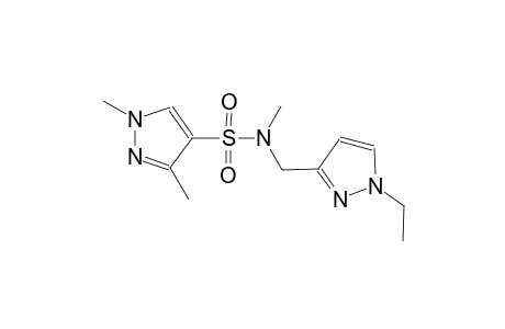 1H-pyrazole-4-sulfonamide, N-[(1-ethyl-1H-pyrazol-3-yl)methyl]-N,1,3-trimethyl-