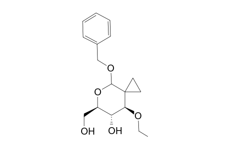 .beta.-[4-(Benzyloxy)-2-hydroxy-8-ethoxy-5-oxaspiro[2.5]oct-6-en-6-yl]methanol