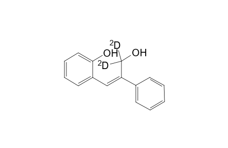 (E)-.beta.-[2-Hydroxyphenylethylene]benzeneethanol-D2