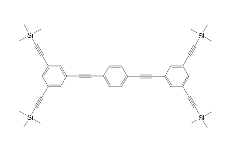 1,4-Bis[3,5-bis-trimethylsilylethynylphenyl)ethynyl]benzene