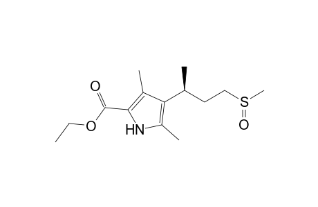 (+)-(S)-3-(2,4-Dimethyl-5-ethoxycarbonyl-1H-pyrrol-3-yl)butyl methylsulfoxide