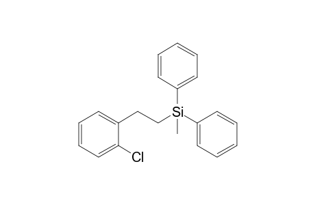 [2-(2-Chlorophenyl)ethyl]methyldiphenylsilane