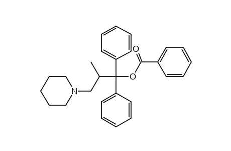 alpha,alpha-DIPHENYL-beta-METHYL-1-PIPERIDINEPROPANOL, BENZOATE