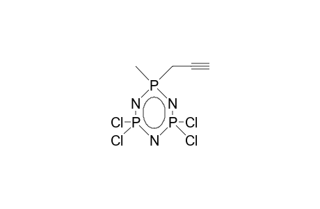 1-Methyl-1-(2-propynyl)-tetrachloro-phosphacene
