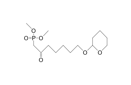 Dimethyl 2-oxo-7-([tetrahydro-2H-pyran-2-yl]-oxy)heptyl-phosphonate