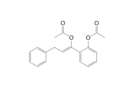 Benzenemethanol, 2-(acetyloxy)-.alpha.-(2-phenylethylidene)-, acetate, (Z)-