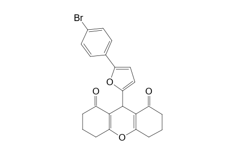 9-(5-(4-Bromophenyl)furan-2-yl)-3,4,5,6,7,9-hexahydro-1H-xanthene-1,8(2H)-dione