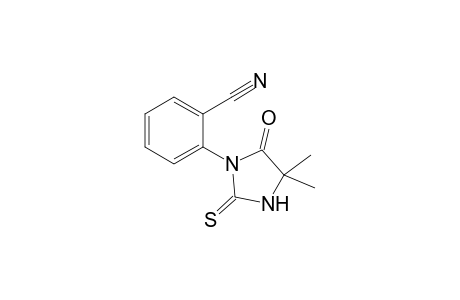 2-(4,4-Dimethyl-5-oxo-2-thioxoimidazolidin-1-yl)benzonitrile