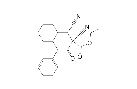 Naphthalene-2-carboxylic acid, 2,3,4,4a,5,6,7,8-octahydro-1,2-dicyano-3-oxo-4-phenyl-, ethyl ester