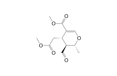 2H-Pyran-4-acetic acid, 3-formyl-3,4-dihydro-5-(methoxycarbonyl)-2-methyl-, methyl ester, [2R-(2.alpha.,3.beta.,4.alpha.)]-