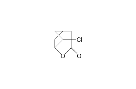 4-Chloro-2-oxa-tricyclo(4.2.1.0/4,8/)nonan-3-one