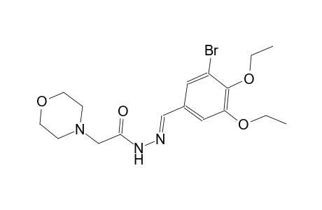 N'-[(E)-(3-bromo-4,5-diethoxyphenyl)methylidene]-2-(4-morpholinyl)acetohydrazide