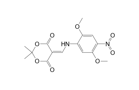 5-[[(2,5-dimethoxy-4-nitrophenyl)amino]methylidene]-2,2-dimethyl-1,3-dioxane-4,6-dione