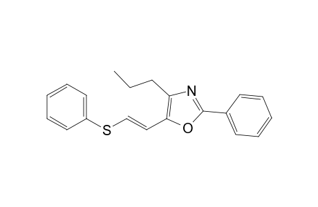 2-Phenyl-5-[2-(phenylthio)vinyl]-4-propyl-1,3-oxazole