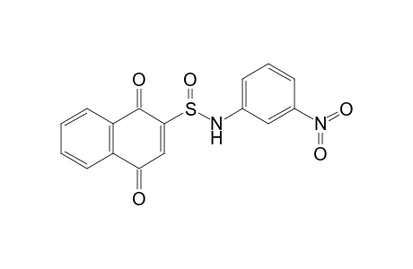 2-[N-(3-Nitrophenyl)sulfinamoyl]-1,4-naphthoquinone