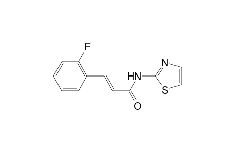 (2E)-3-(2-fluorophenyl)-N-(1,3-thiazol-2-yl)prop-2-enamide