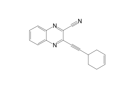 3-Cyclohex-3-enylethynyl-lquinoxaline-2-carbonitrile