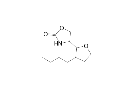 4-(3-Butyltetrahydro-2-furyl)-1,3-oxazolidin-2-one
