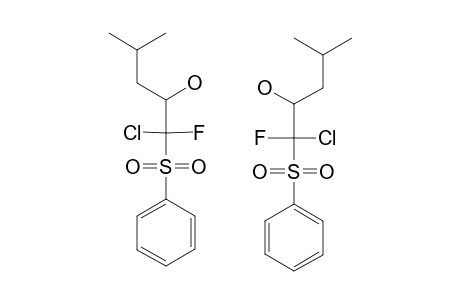 1-CHLORO-1-FLUORO-1-PHENYLSULFONYL-4-METHYL-2-PENTANOL