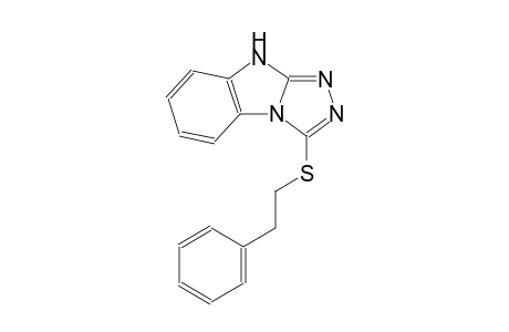 9H-[1,2,4]triazolo[4,3-a]benzimidazole, 3-[(2-phenylethyl)thio]-