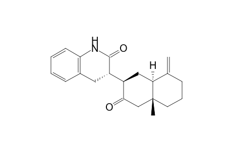 (S)-3-[(2R,4aR,8aS)-4a-Methyl-8-methylene-3-oxodecahydronaphthalen-2-yl]-3,4-dihydroquinolin-2(1H)-one