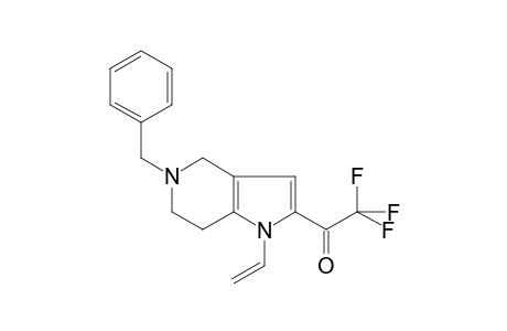 1-(5-benzyl-1-ethenyl-6,7-dihydro-4H-pyrrolo[3,2-c]pyridin-2-yl)-2,2,2-trifluoroethanone