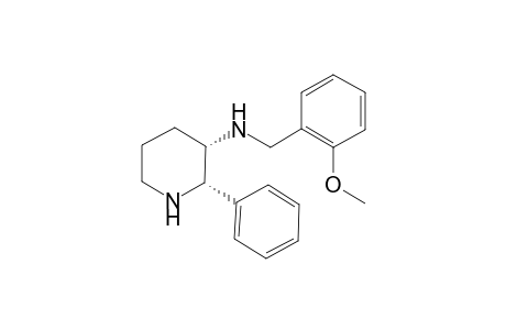 (2S,3S)-N-(2-Methoxybenzyl)-2-phenyl-3-piperidinamine (CP-99,994)