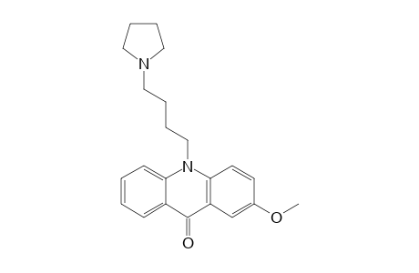 10-(4'-N-PYRROLIDINOBUTYL)-2-METHOXYACRIDONE