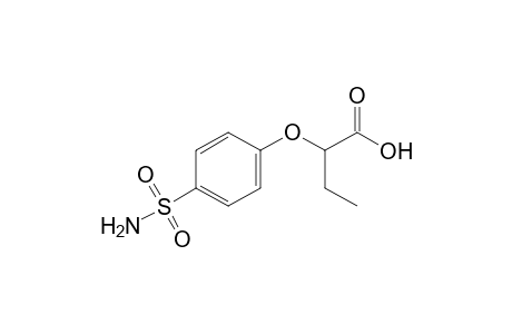 2-(p-sulfamoylphenoxy)butyric acid