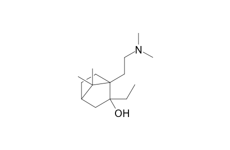 1-[2-(Dimethylamino)ethyl]-2-ethyl-7,7-dimethylnorbornan-2-exo-ol